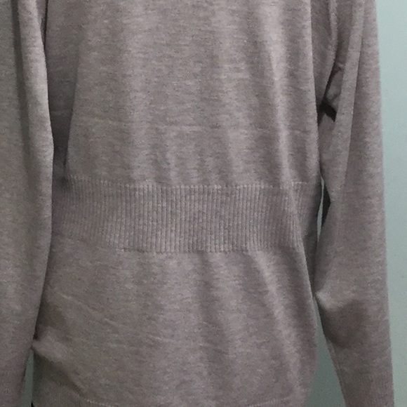 Verve ami - Gray Open Front Cardigan - Picture 4 of 7